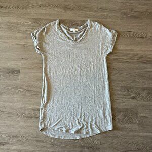 Antistar Grey V-Neck T-Shirt Pajama Sleep Shirt Size Small